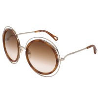Chloe Sunglasses Woman Gold Blond Havana CE120SD-736