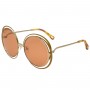 Chloe Sunglasses Woman Ocher Gold CE155S-848