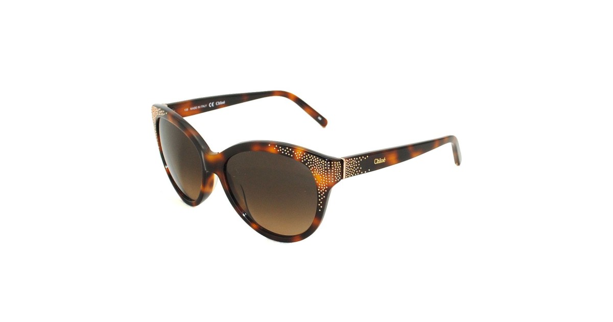 Chloe Sunglasses Woman Tortoise CE627S-219 | Sakurawatches.com display picture 3
