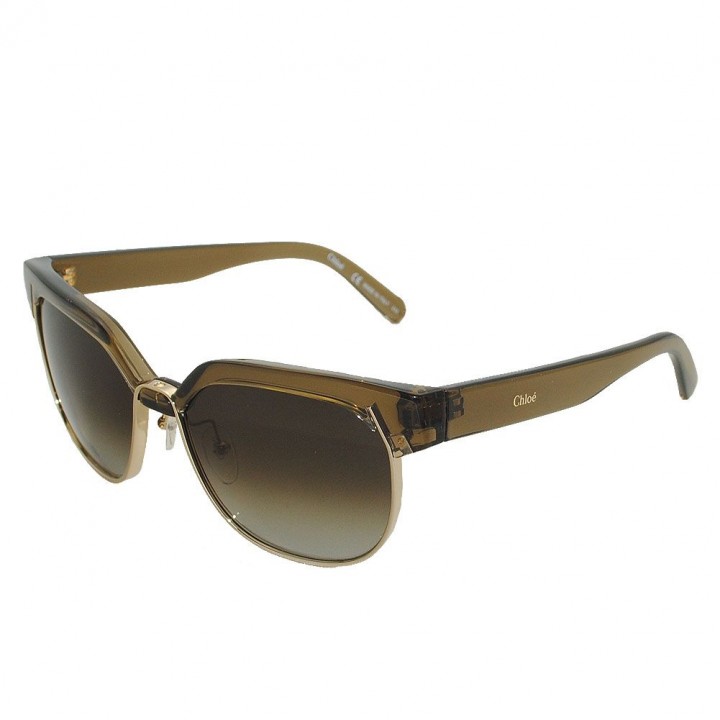 Chloe Sunglasses Woman Clear Khaki CE666S-303