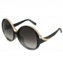 Chloe Sunglasses Woman Black Clear Gray CE722SA-002