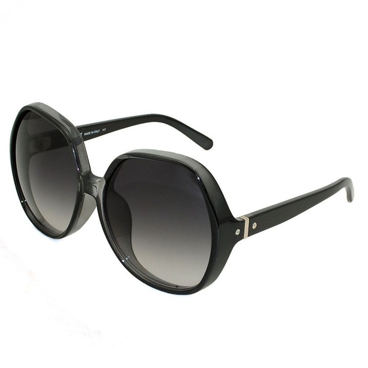 Chloe Sunglasses Woman Black Clear Gray CE723SA-002