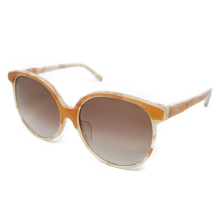 Chloe Sunglasses Woman Amber White Marble CE735SA-241