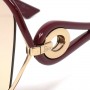Dior Sunglasses Woman Burgundy Gold NEWVOLUTE-NOA-57