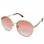 Gucci Sunglasses Woman Gold GG0206SK-004