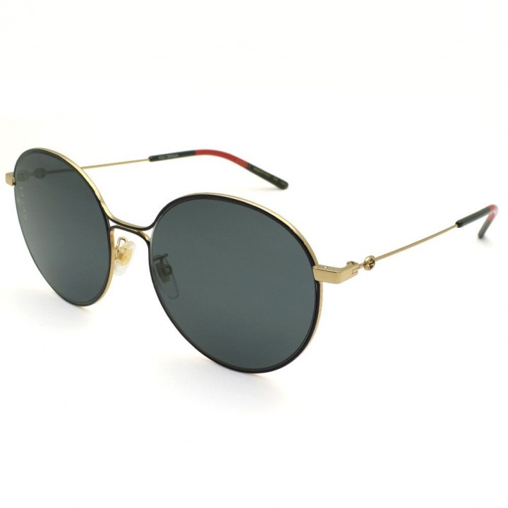 Gucci Sunglasses Woman Gold GG0395SK-001