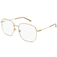 Gucci Sunglasses Woman Gold GG0396S-001