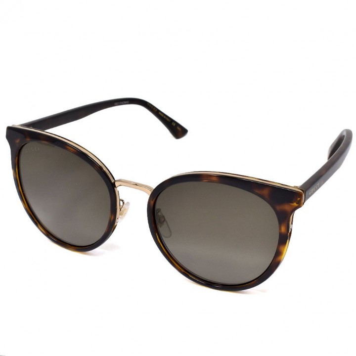 Gucci Sunglasses Woman Havana GG0405SK-002