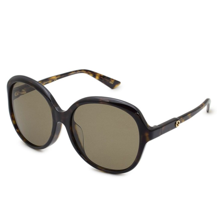 Gucci Sunglasses Woman Havana GG0489SA-002