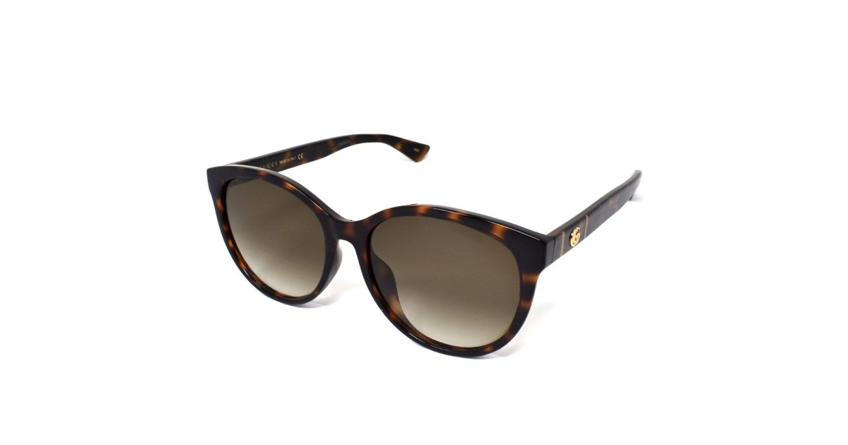 Authentic Gucci Women’s Gucci Sunglasses GG0636SK (Black and Gold) Gucci GG0636SK Womens Round Sunglasses Tortoise Havana Gold  main image 4