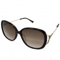 Gucci Sunglasses Woman Gold GG0645S-002 | Sakurawatches.com