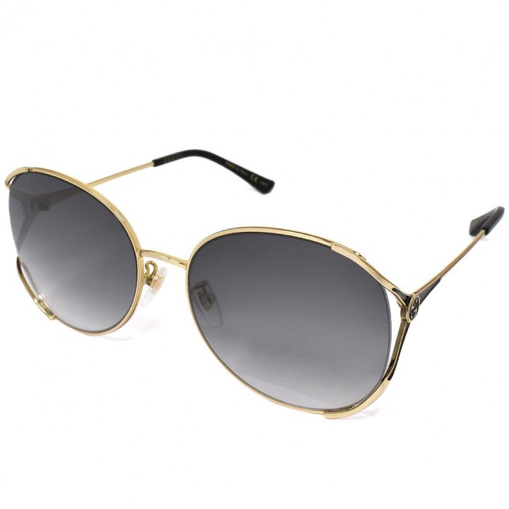 Gucci Sunglasses Woman Gold GG0650SK-001