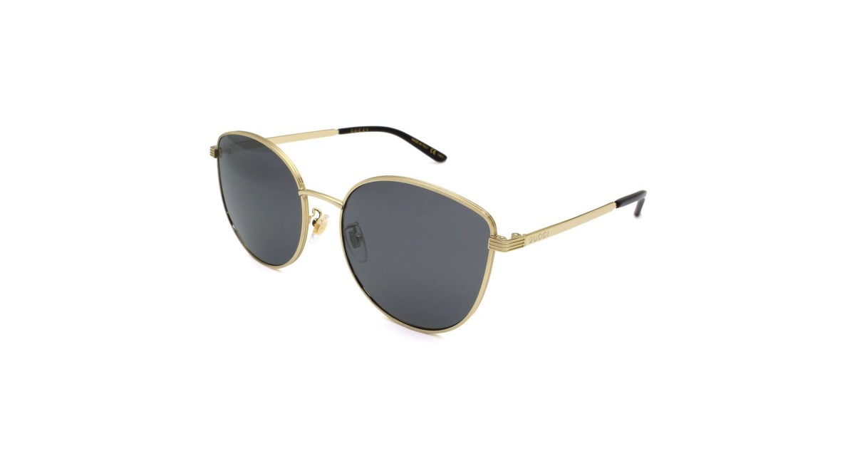 Gucci Sunglasses Woman Gold GG0807SA-001 | Sakurawatches.com display picture 2