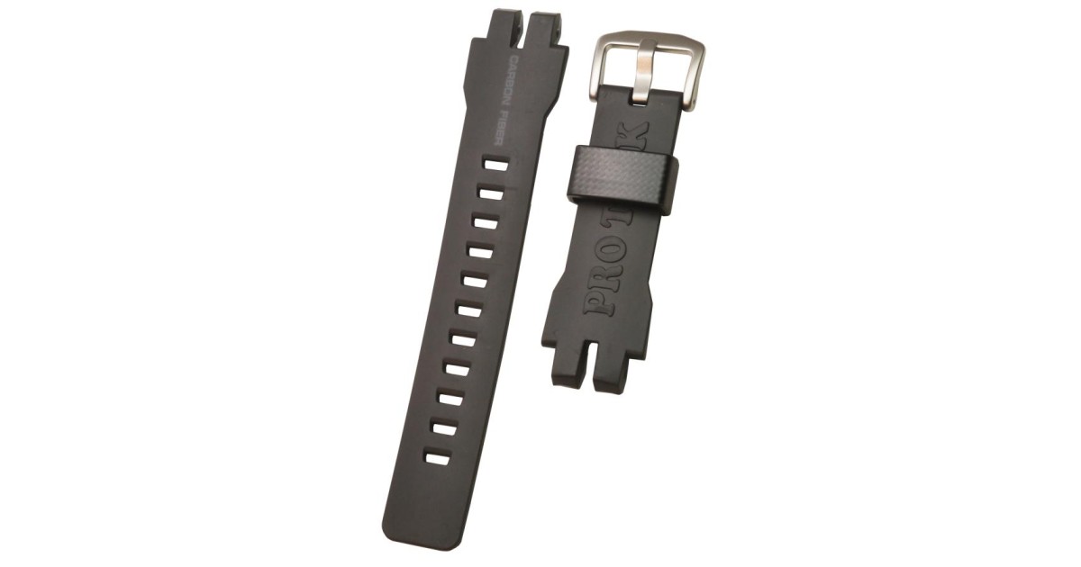 Casio Pro Trek Bracelet de Montre Resin Band noir PRG-50 PRG-50J