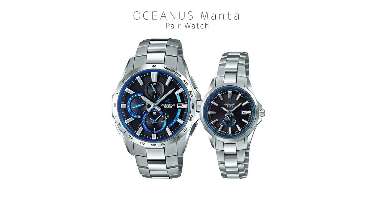 Casio OCEANUS MANTA PAIR OCW-S4000-1AJF/OCW-S350-1AJF | Sakurawatches.com