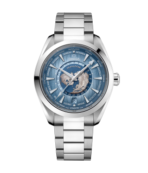 Omega Seamaster Aqua Terra 150m Co-Axial Master Chronometer GMT Worldtimer 43 mm 220.10.43.22.03.002