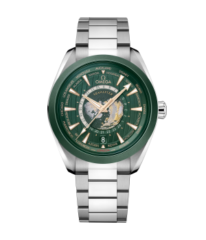 Omega Seamaster Aqua Terra 150m Co-Axial Master Chronometer GMT Worldtimer 43 mm 220.30.43.22.10.001