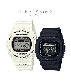 Casio G-SHOCK/BABY-G G-LIDE PAIR GWX-5700CS-7JF/BLX-560-1JF