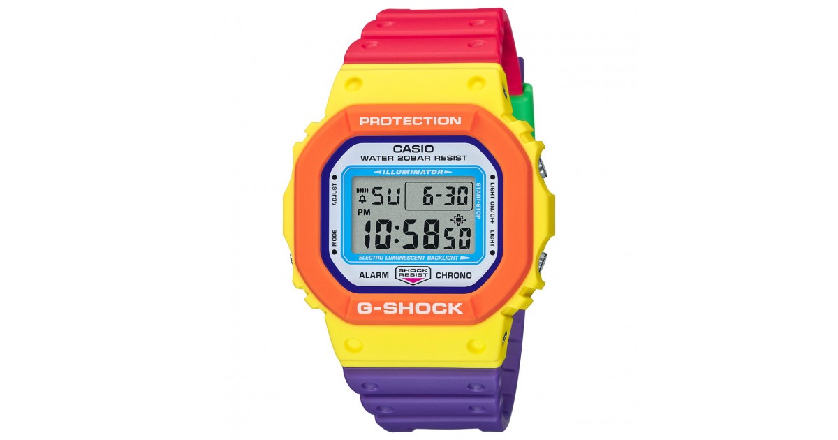 Casio G-Shock Psychedelic Multi Colors DW-5610DN-9JF | Sakurawatches.com