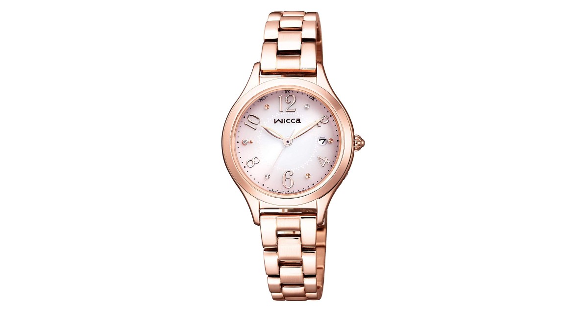 CITIZEN wicca 腕時計 KS1-261-91 ソーラー電波 wicca（ウィッカ） お取り寄せ シチズン 腕時計 レディース ソーラー