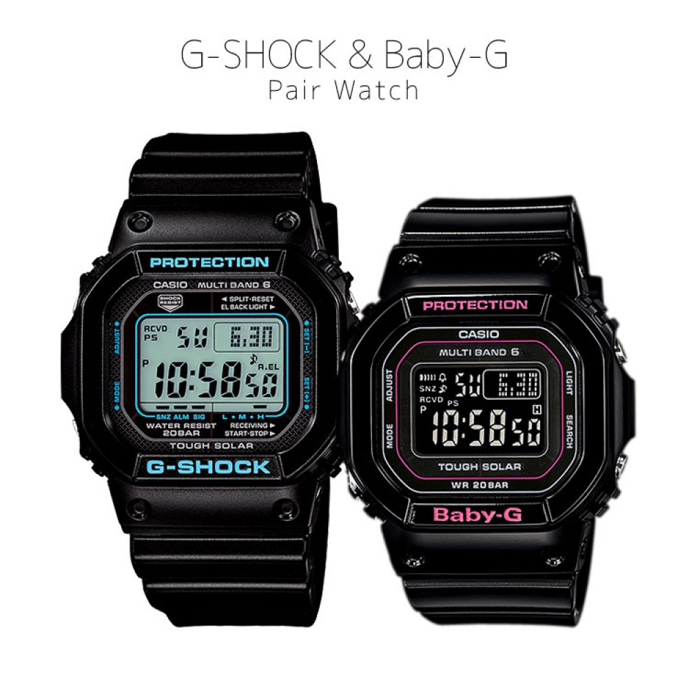 Casio G-SHOCK/BABY-G GW-M5610BA-1JF/BGD-5000-1JF | Sakurawatches.com