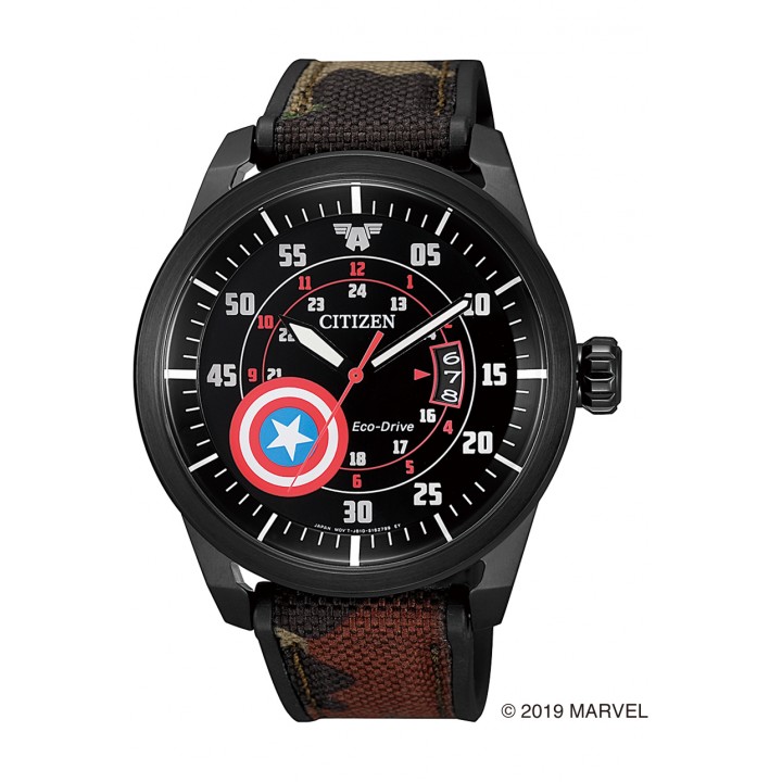 Citizen Collection Captain America Marvel Special Model AW1367-05W