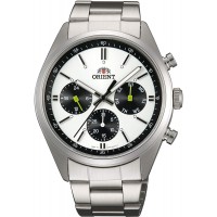 Reloj deportivo hombre SOLAR ORIENT NEO70'S HORIZON WV0031TY 42mm dial rojo  Alarma Correa de acero 100m