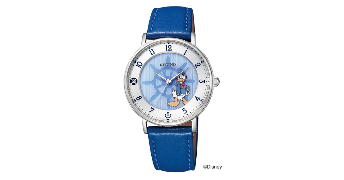 CITIZEN REGUNO DISNEY DONALD DUCK LIMITED MODEL KP3-112-10 