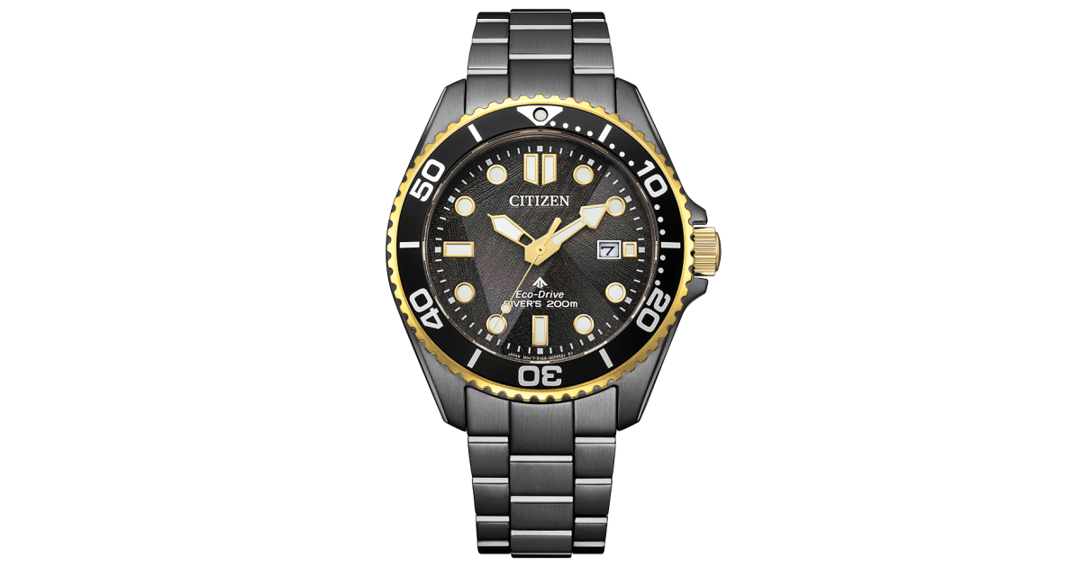 Citizen Promaster MARINE LIGHT in BLACK Eco-Drive 50th Anniversary