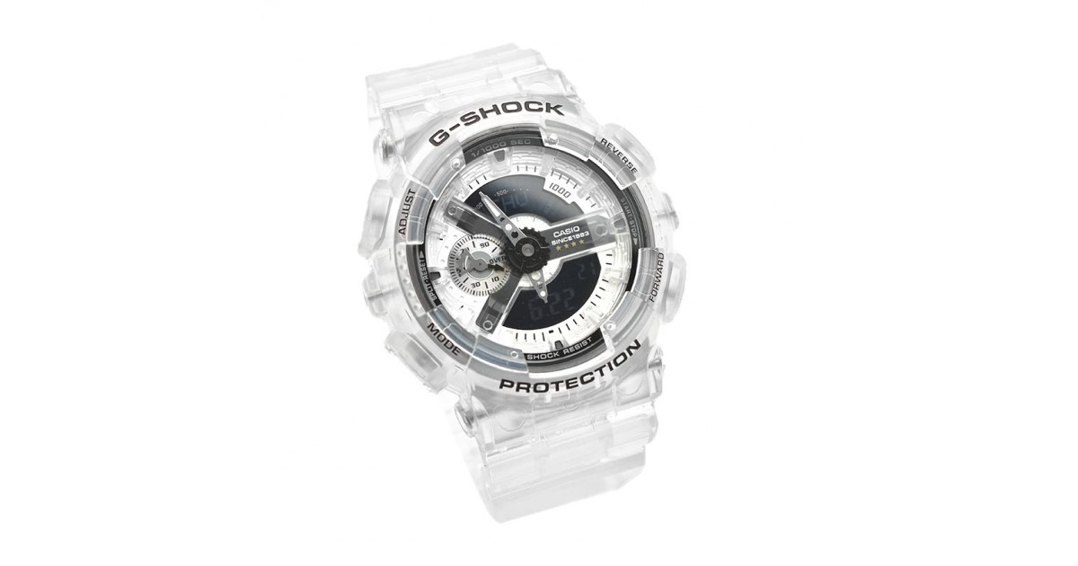 Casio G-Shock 40th Anniversary CLEAR REMIX Limited Model GA-114RX-7AJR |  Sakurawatches.com