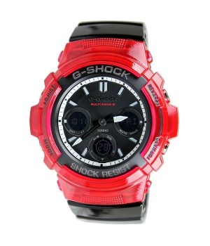 Casio G-Shock Red & Black AWG-M100SRB-4AJF
