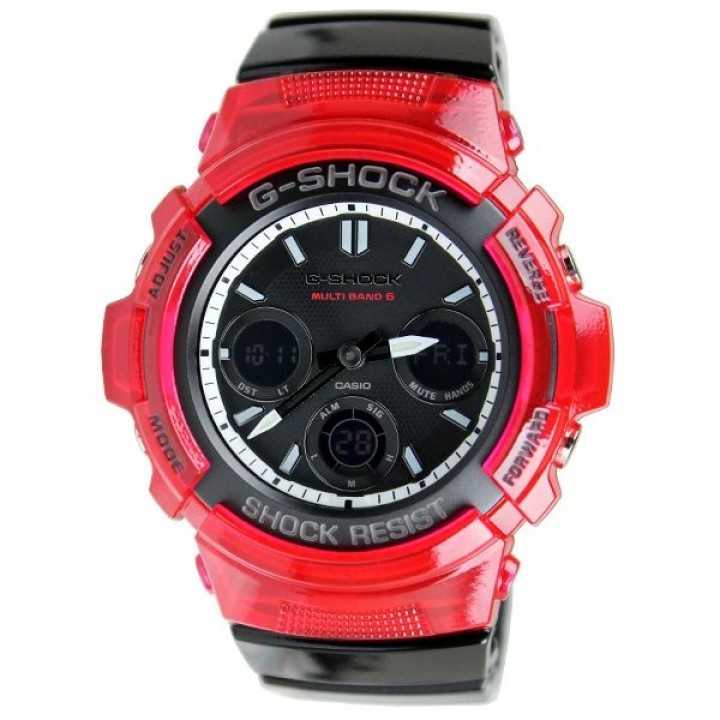 Casio G-Shock Red & Black AWG-M100SRB-4AJF