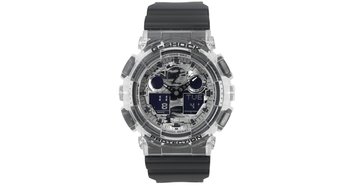 Casio G-Shock Analog-Digital GA-100SKC-1AJF | Sakurawatches.com