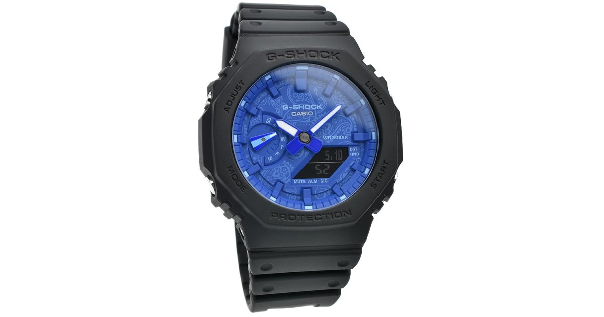 Casio G-Shock Analog-Digital BLUE PAISLEY GA-2100BP-1AJF