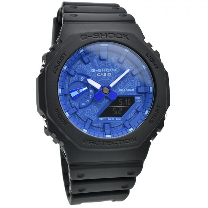 Casio G-Shock Analog-Digital BLUE PAISLEY GA-2100BP-1AJF