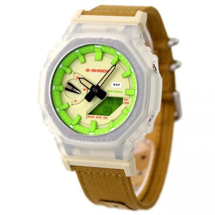 Casio G-Shock Analog-Digital HUF Collaboration Model GA-2100HUF-5AJR