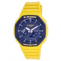 CASIO カシオ GA-2110SU-9AJF mod G-Shock (Yellow Casioak) GA-2110SU-9A - Watch Review - YouTube