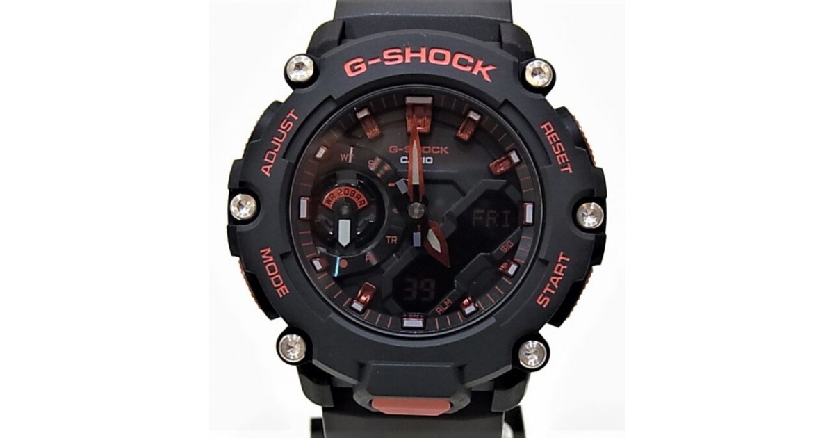 G-SHOCK/ジーショック腕時計 GA-2200BNR-1AJF GA2200BNR-1A | G-SHOCK ANALOG-DIGITAL Black | CASIO