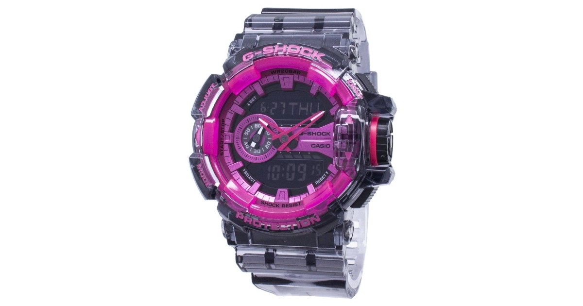 Casio G-Shock Super Clear Skeleton Color GA-400SK-1A4JF