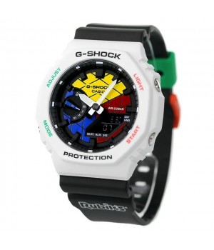 Casio G-Shock Analog-Digital Rubik's Cube Collaboration Model GAE-2100RC-1AJR