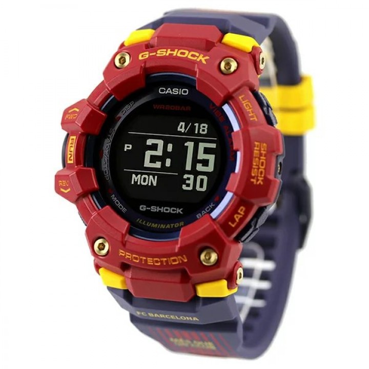 Casio G-Shock G-Squad FC Barcelona Matchday Collaboration Model GBD-100BAR-4JR