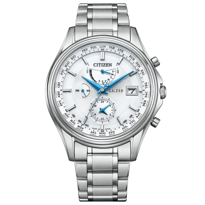 Citizen Exceed Eco-Drive Radio 45th Anniversary Pair Model AT9130-69W