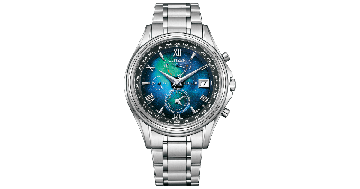 ブルークリスタルセット Citizen Exceed UNITE with BLUE Limited Edition AT9130-77L