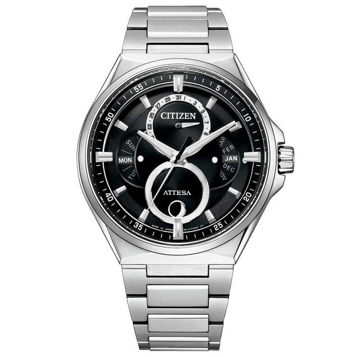 Citizen Attesa ACT Line Triple CalendarMoon Phase BU0060-68E