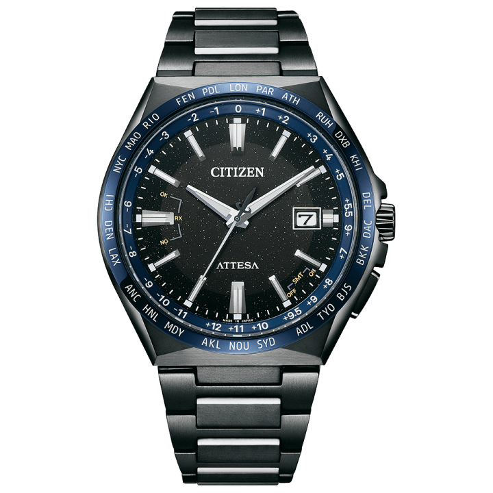 Citizen Attesa ACT Line Black Titanium™ Series Attesa 35th Anniversary Limited Edition 3rd "Blue Universe Collection" CB0217-71E