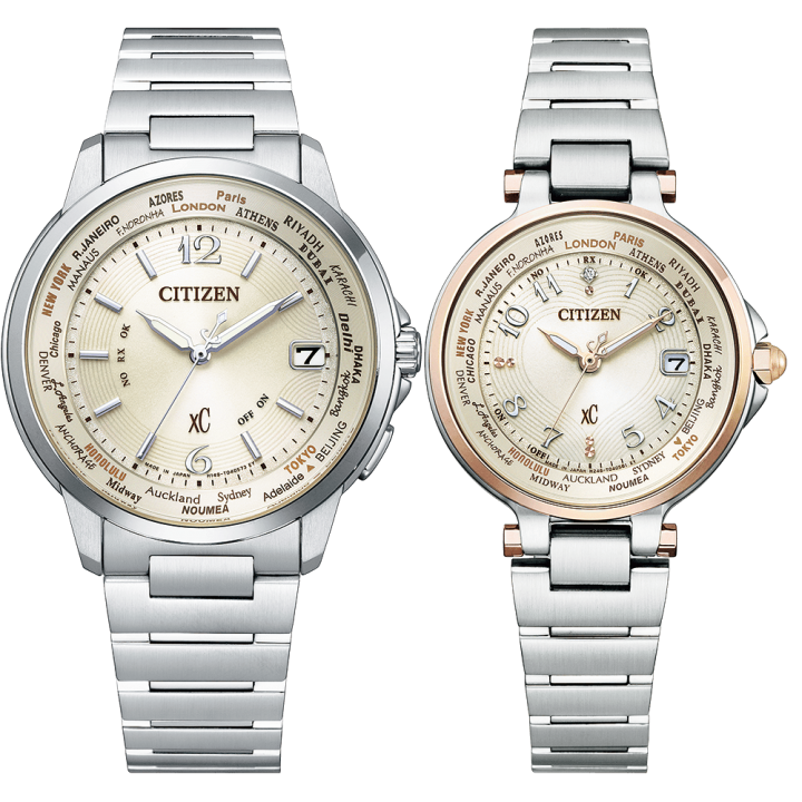 Citizen xC Basic Collection Limited Model Pair CB1020-54B EC1015-53A