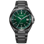 Citizen Attesa LIGHT in BLACK 2022 GREEN Limited Edition CB3015-53W