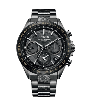 Citizen Attesa Satellite Wave GPS ACT Line Black Titanium ™ Series 35th Anniversary Limited Model CC4044-53E