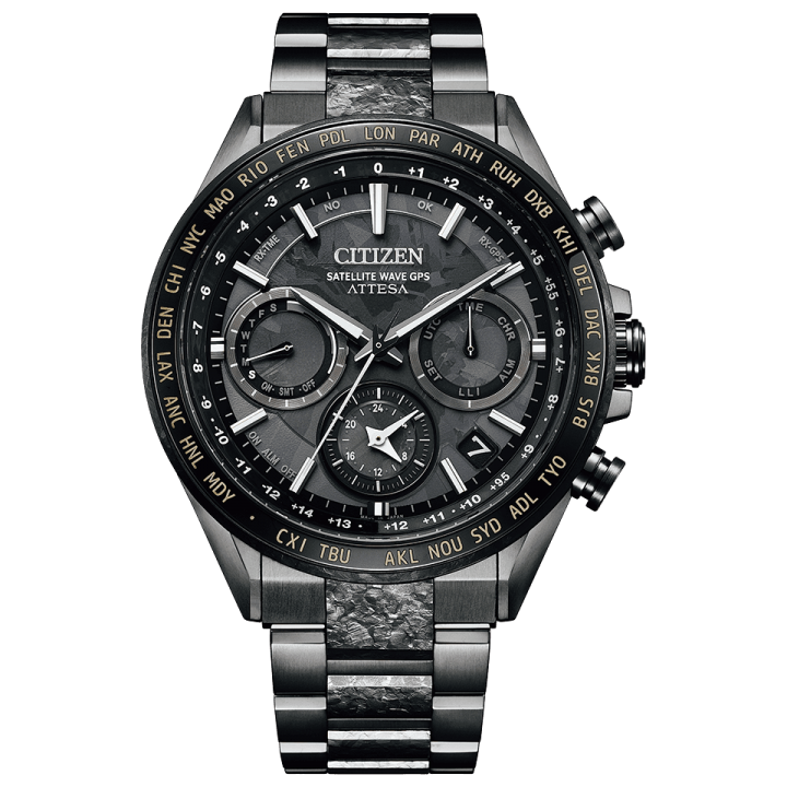 Citizen Attesa Satellite Wave GPS ACT Line Black Titanium ™ Series 35th Anniversary Limited Model CC4044-53E