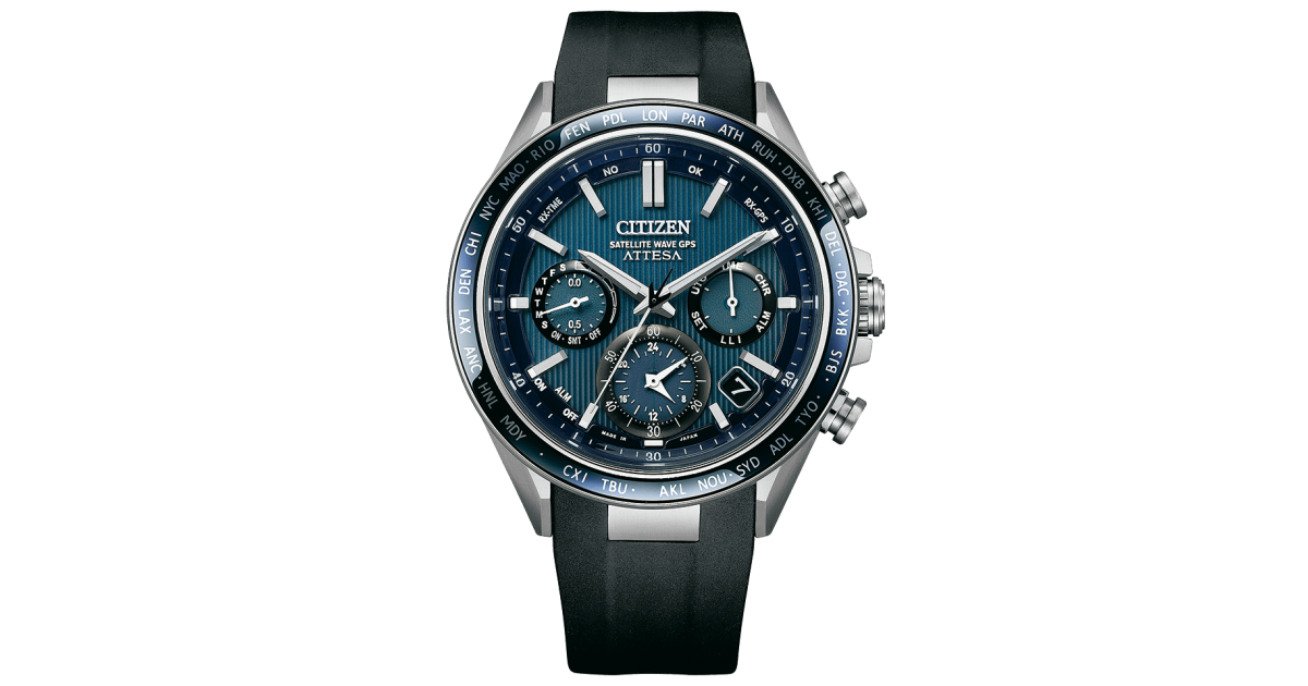 Citizen Attesa ACT Line Satellite Wave GPS CC4050-18L | Sakurawatches.com